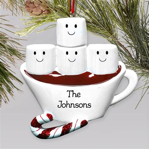 Blessed ornaments with magical marshmallows